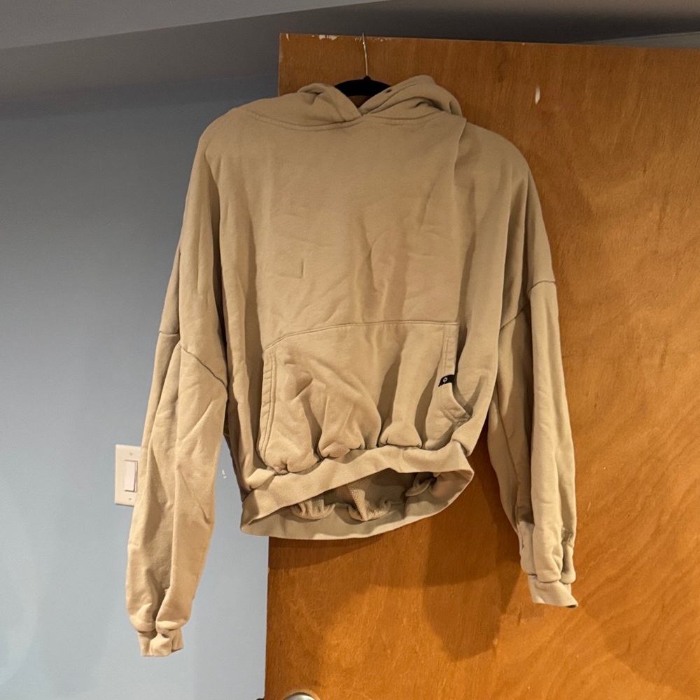 POPFLEX Women’s Oversized Tan Hoodie